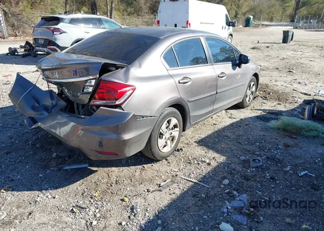 2014 Honda Civic Lx from USA, damaged, VIN 19XFB2F54EE027865